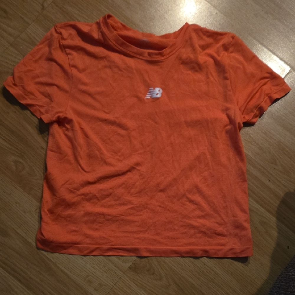 New Balance Kids Vibrant Orange Tee